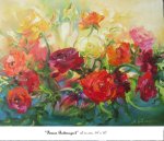 Persian buttercups 2, Oil on Canvas